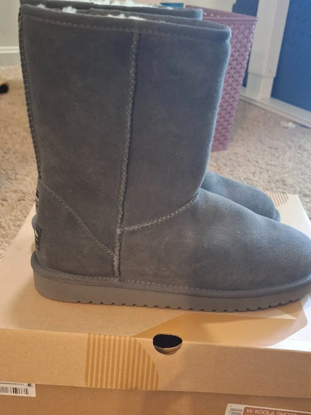 Suede,  Sherpa lined,  Koolaburra by Ugg,  Short Boots